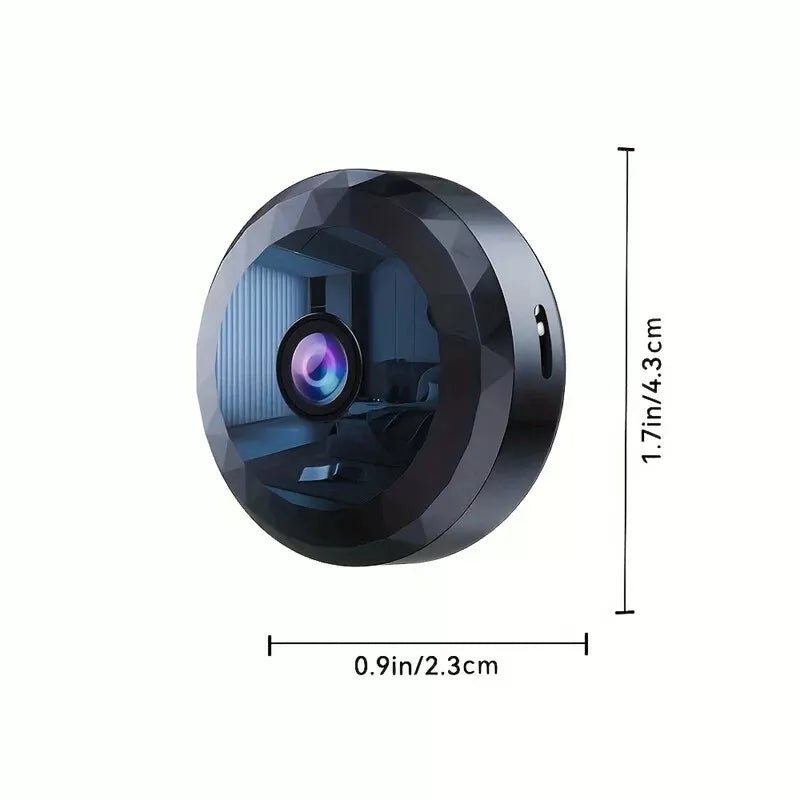 Mini WiFi Security Camera 1080P with Night Vision and Motion Alerts