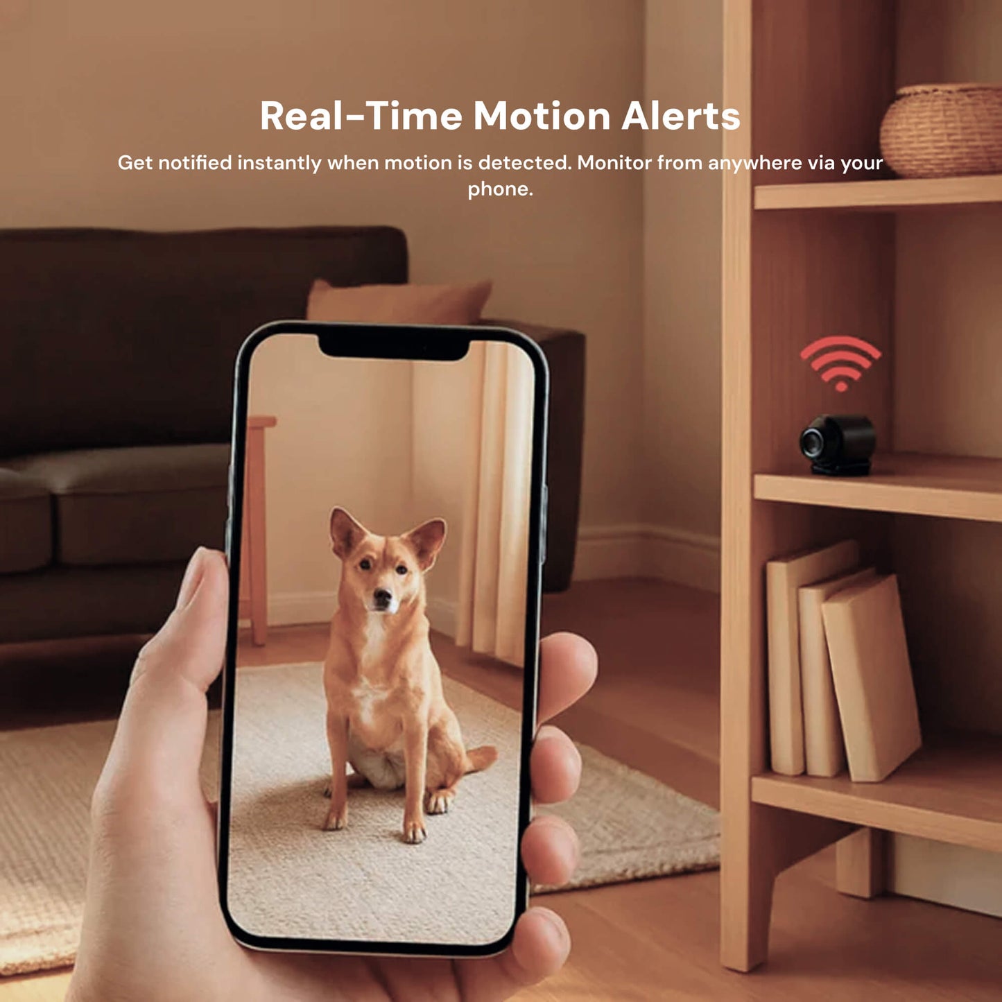 Compact Wireless Spy Camera with Audio for Caregiver Surveillance