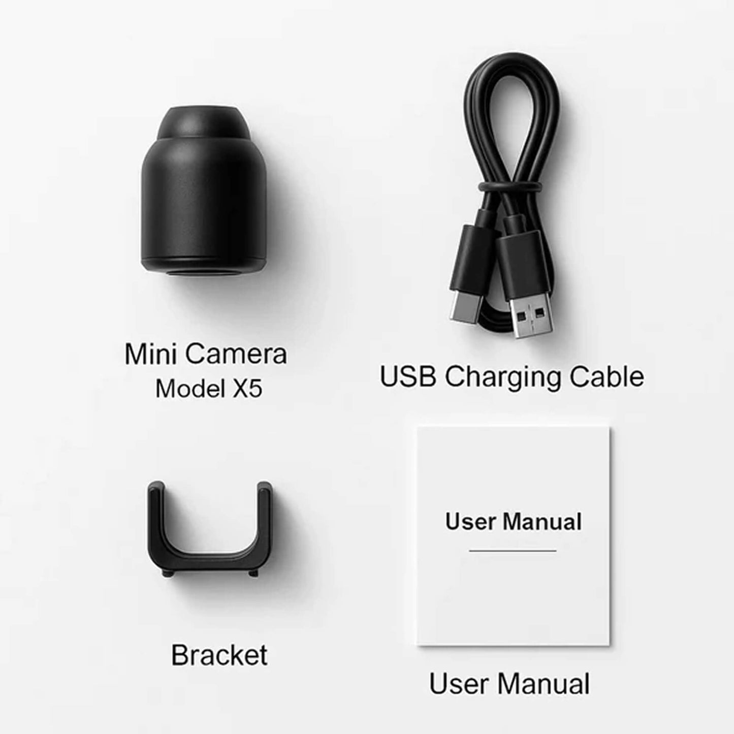Compact Wireless Spy Camera with Audio for Caregiver Surveillance
