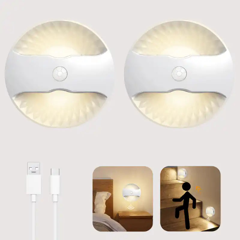 Motion Activated Night Lights (2 Pack)  - Nova Lights