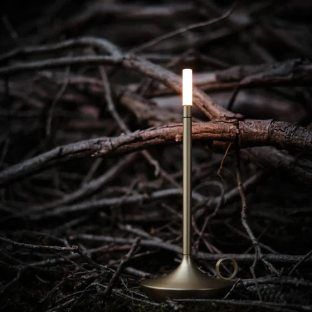 Portable Rechargeable LED Candle Lantern for Indoor & Outdoor Decor