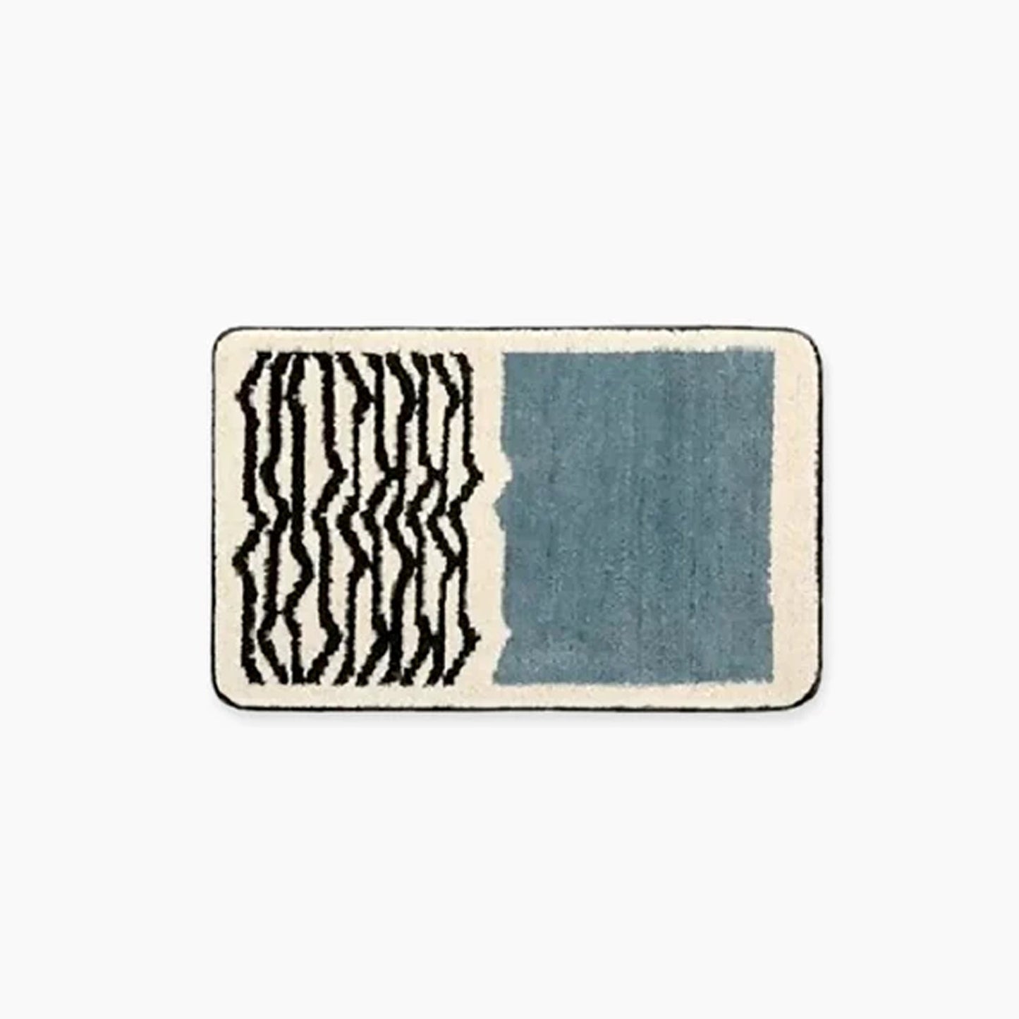 NordicFlow - Abstract Bathroom Rug Non-Slip Bath Mat
