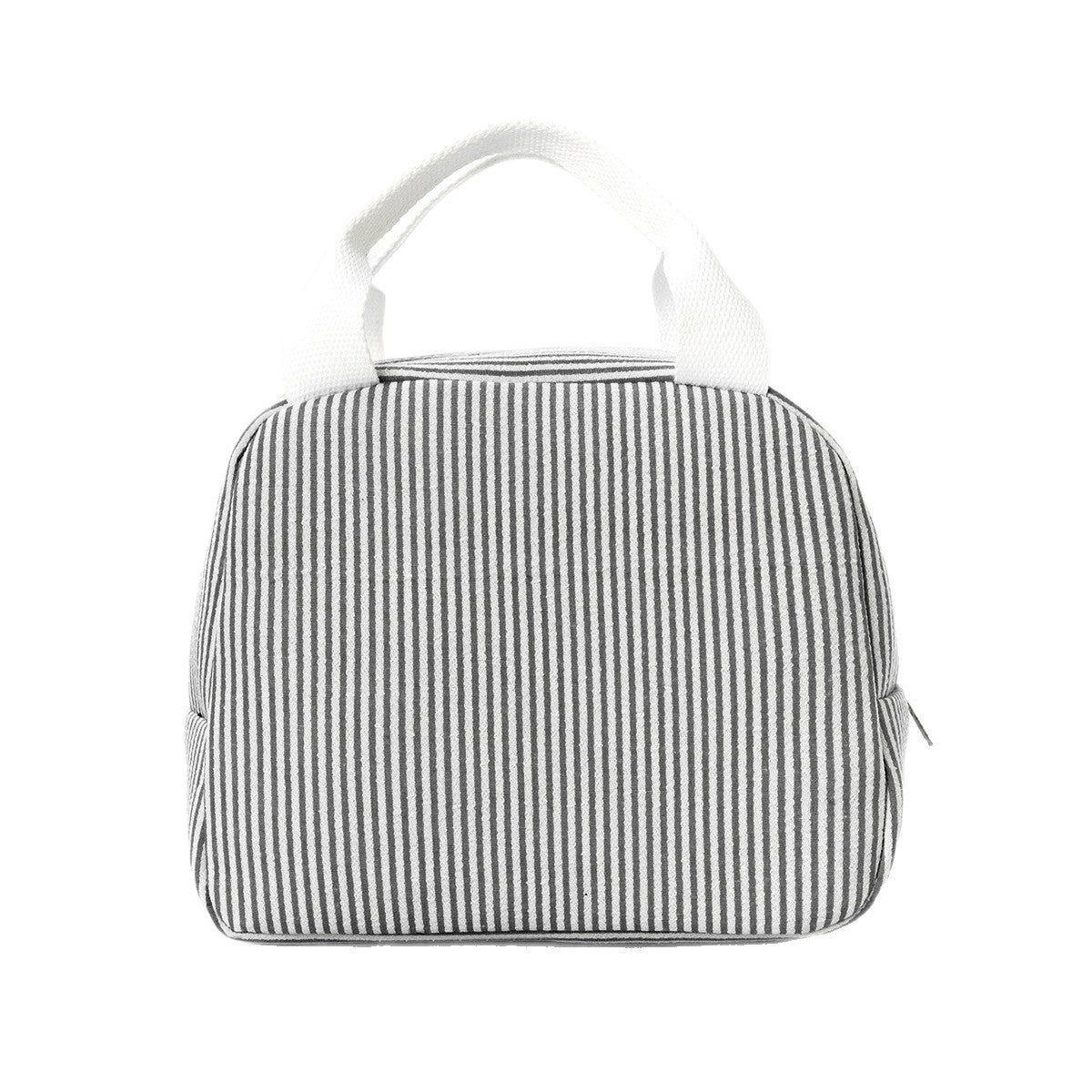 Lunchbox bag with insulated interior and durable zipper