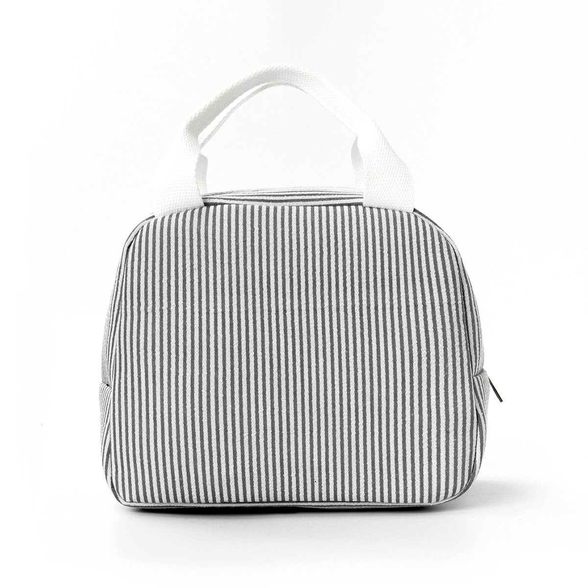 Lunchbox bag with insulated interior and durable zipper