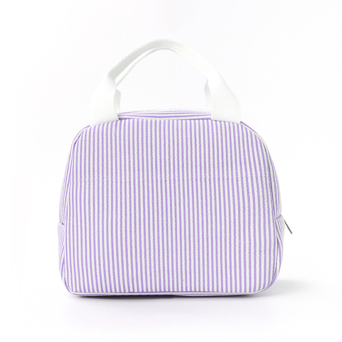 Lunchbox bag with insulated interior and durable zipper