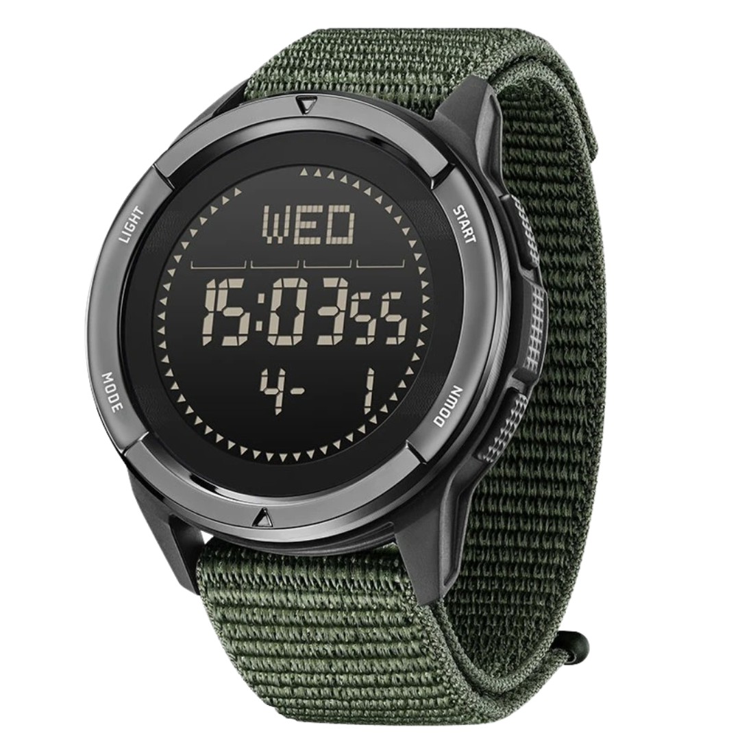 Outdoor Explorer Watch Featuring Carbon Fiber Case for Adventures