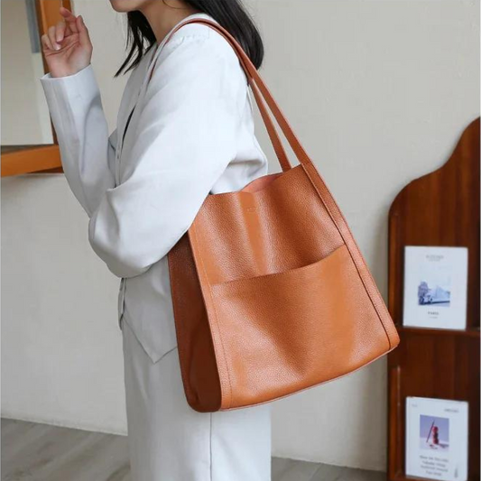 Noelle™ Leather Shoulder Bag