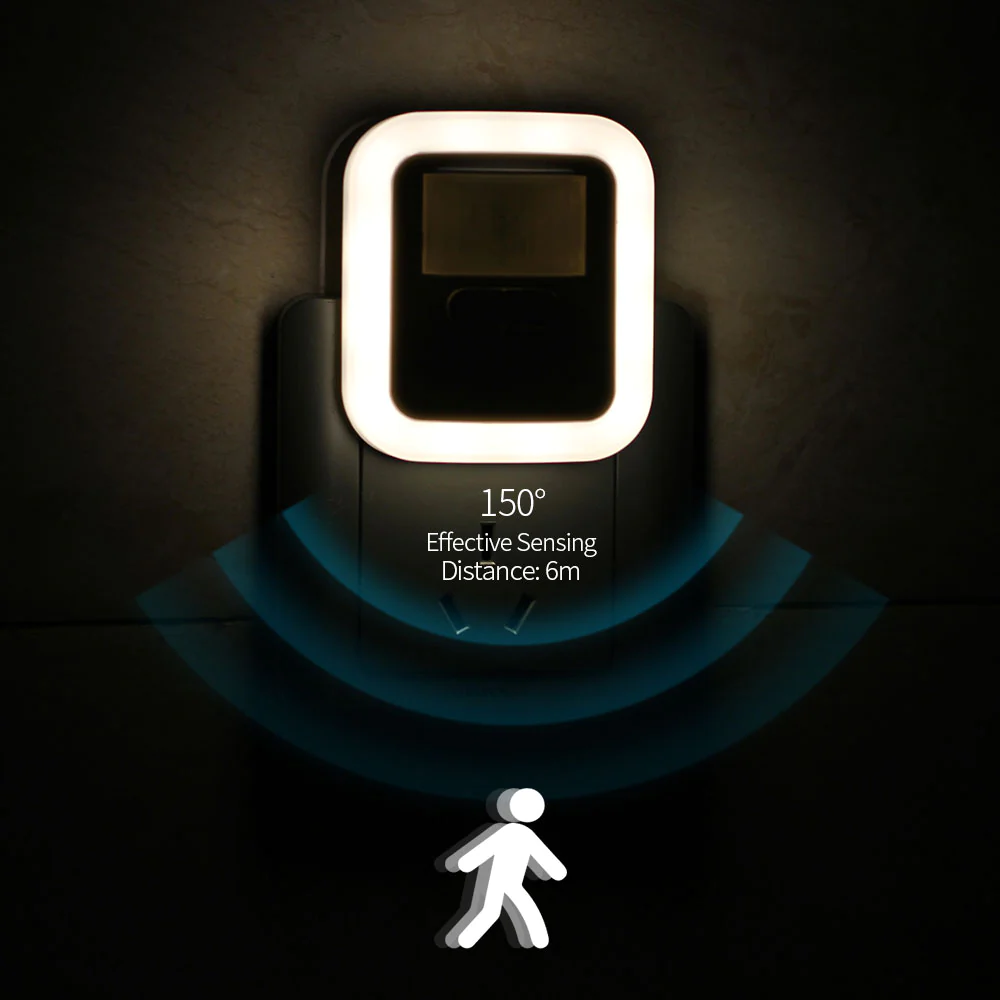 LED Night Light with Motion Sensor – Automatic Wall and Hallway Illumination for Safe Night Use