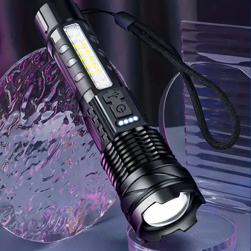 5000 Lumen Tactical Flashlight for Outdoor Use