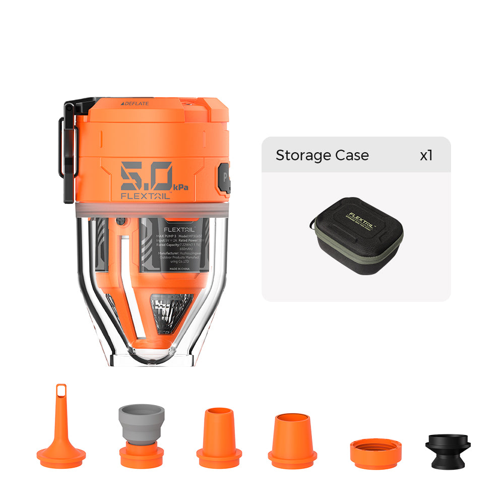 Camping Pump with Light for Outdoor Use