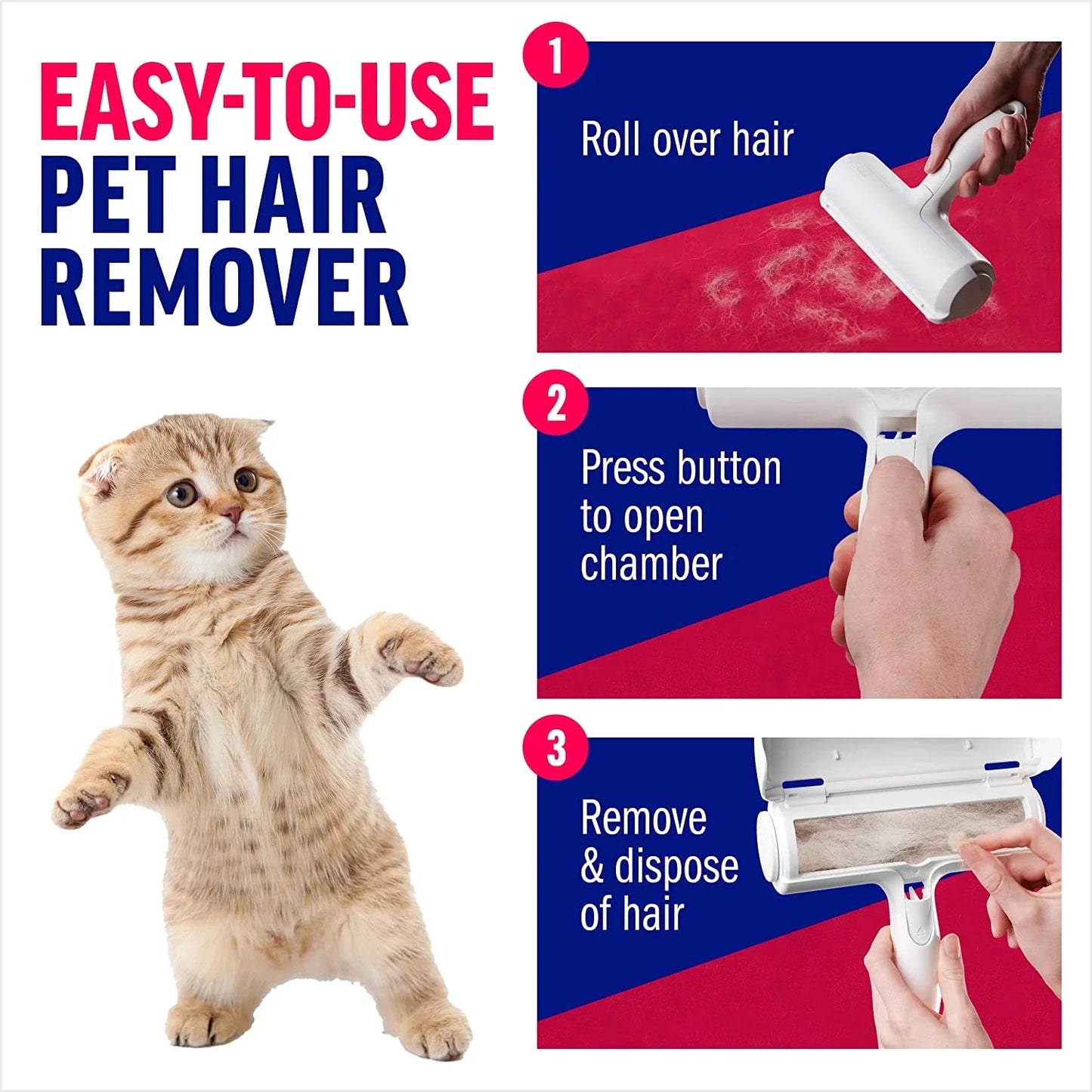 Fur Buster™ Pet Hair Remover Roller