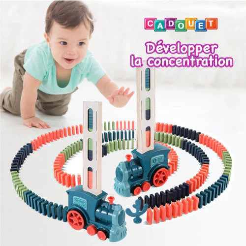 DominoTrain - Automatic Domino Train Toy Set