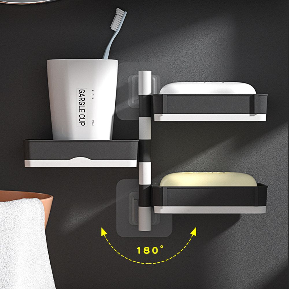 3-Layer Rotatable Soap Holder