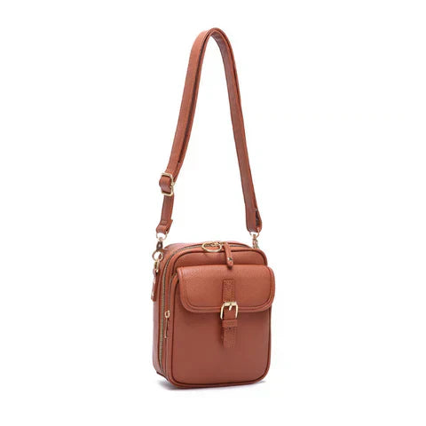 Double Pocket Crossbody Organizer Bag