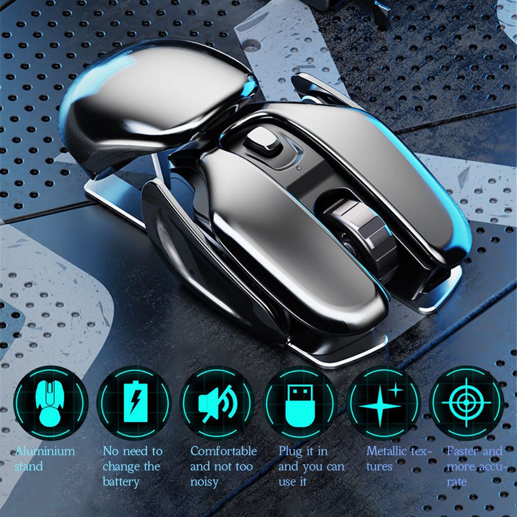 WhisperClick™ Rechargeable Wireless Mute Mouse