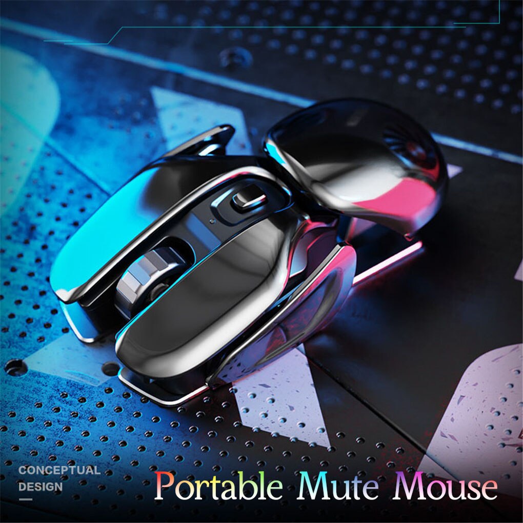 WhisperClick™ Rechargeable Wireless Mute Mouse