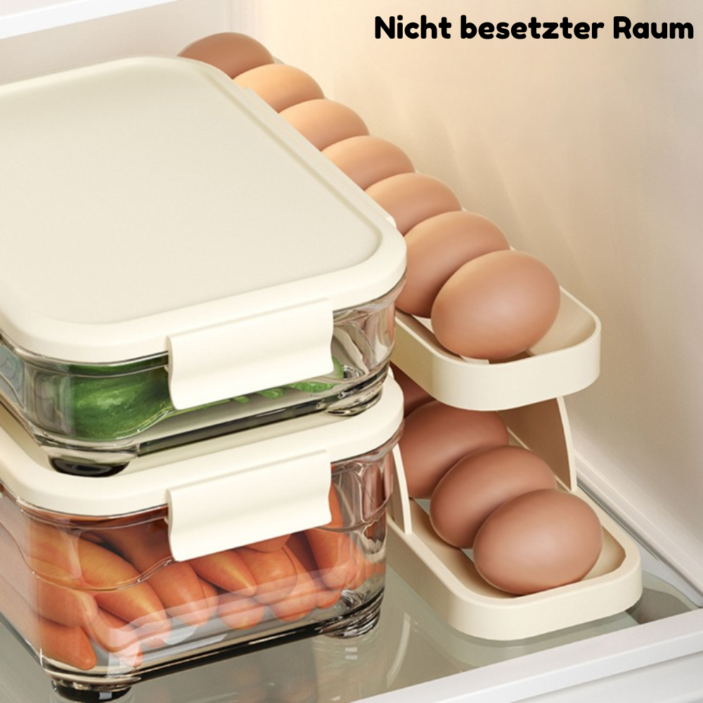 EggScroller™ - Egg holder with automatic rolling function for freshness