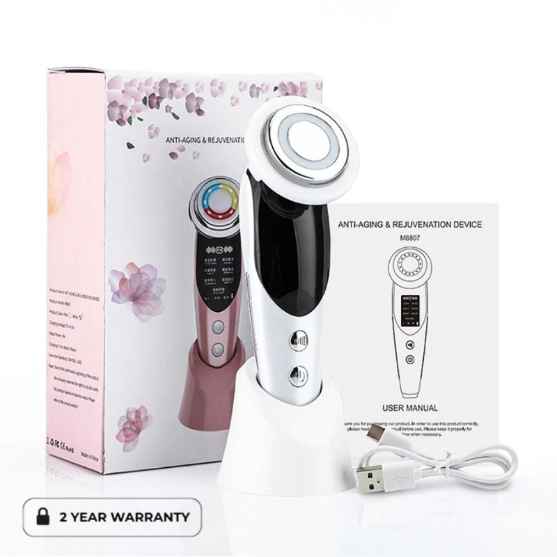 Facial Care Device for Skin Tightening Using Radio Frequency