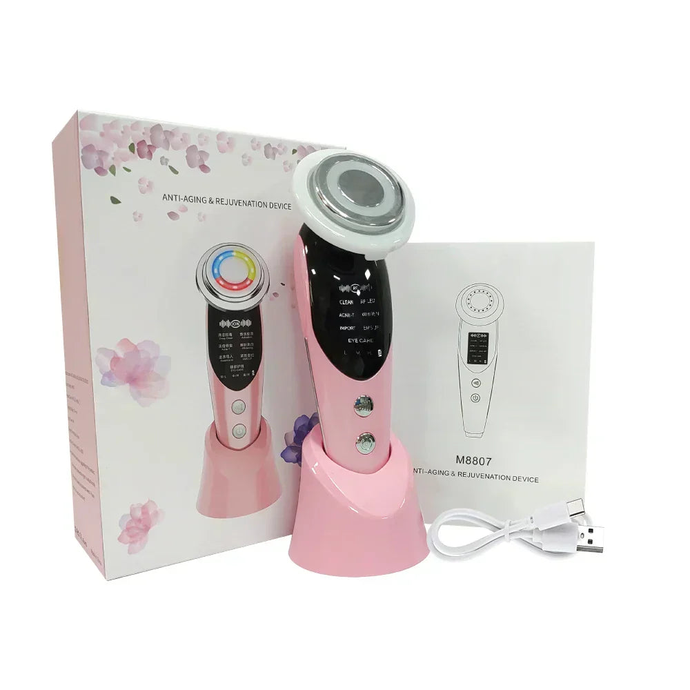 Facial Care Device for Skin Tightening Using Radio Frequency