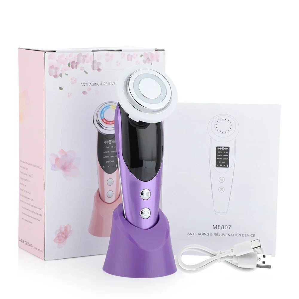 Facial Care Device for Skin Tightening Using Radio Frequency