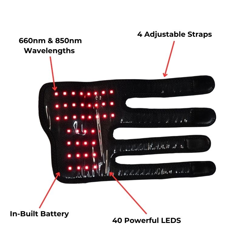 Joint Support Wrap for Dogs with Red Light Therapy