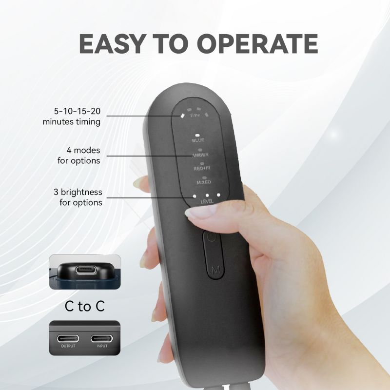 LED Skin Rejuvenation Therapy Device for Professional Use
