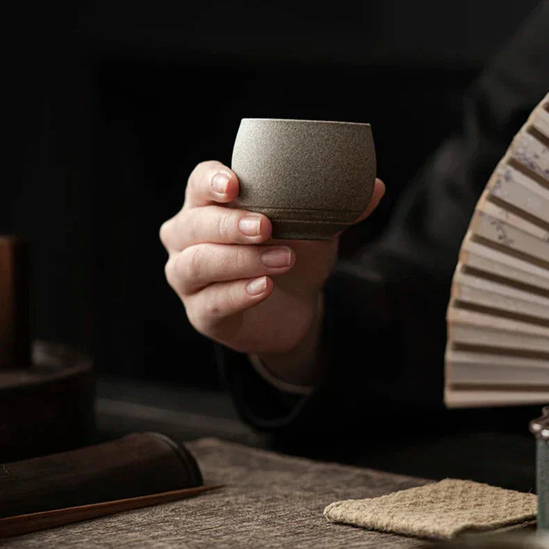 RusticBrew - Handmade Ceramic Espresso Cups Set