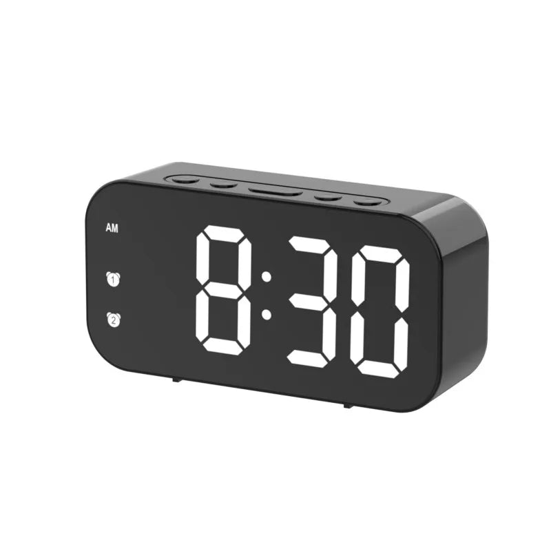 LED Clock with Dual Alarm and Temperature Indicator