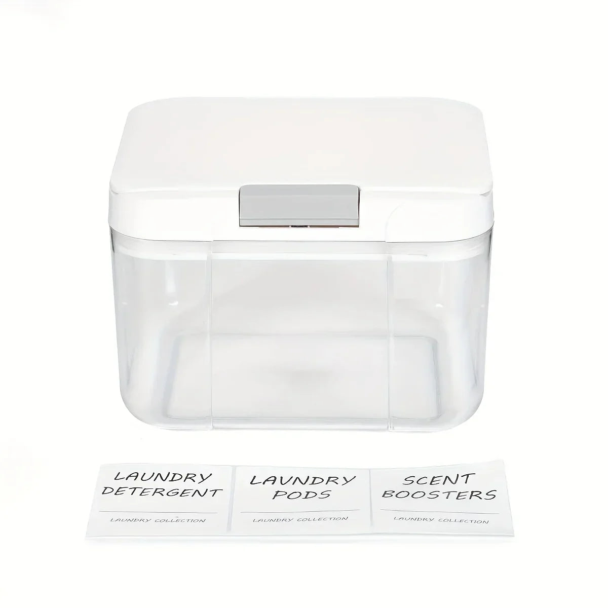 Detergent Pod Storage Container with Lid