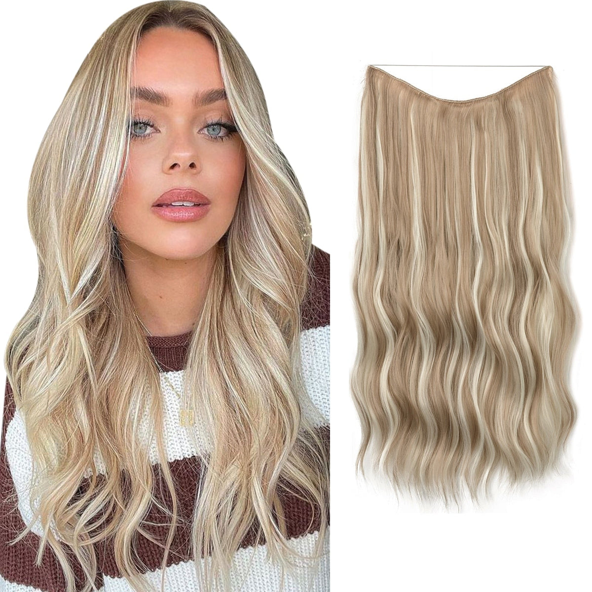 HaloGlow — Insta-Boost Your Confidence with Seamless, Head-Turning Hair