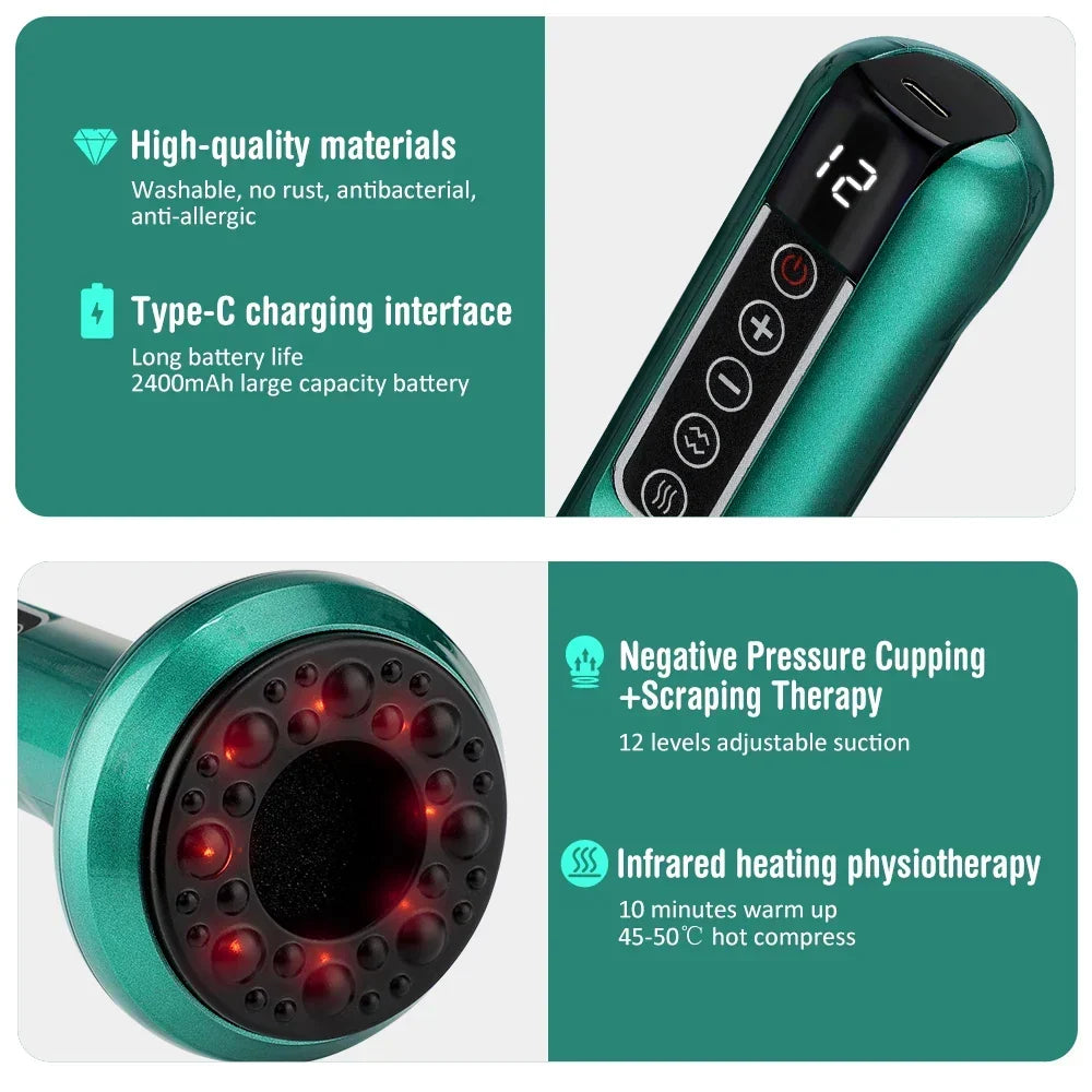 GlowVive Heated Cupping Massager for Cellulite & Body Sculpting