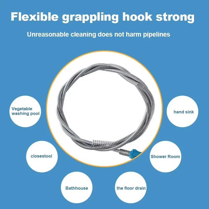 Drain Cleaning Spiral Tool