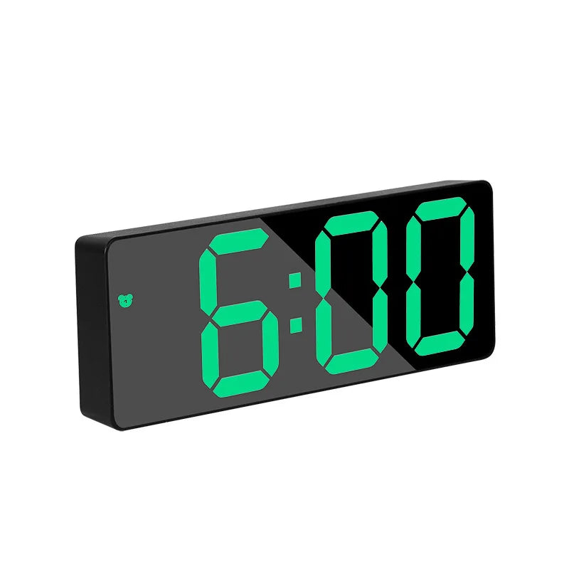 LED Display Alarm Clock with Electronic Mirror Function