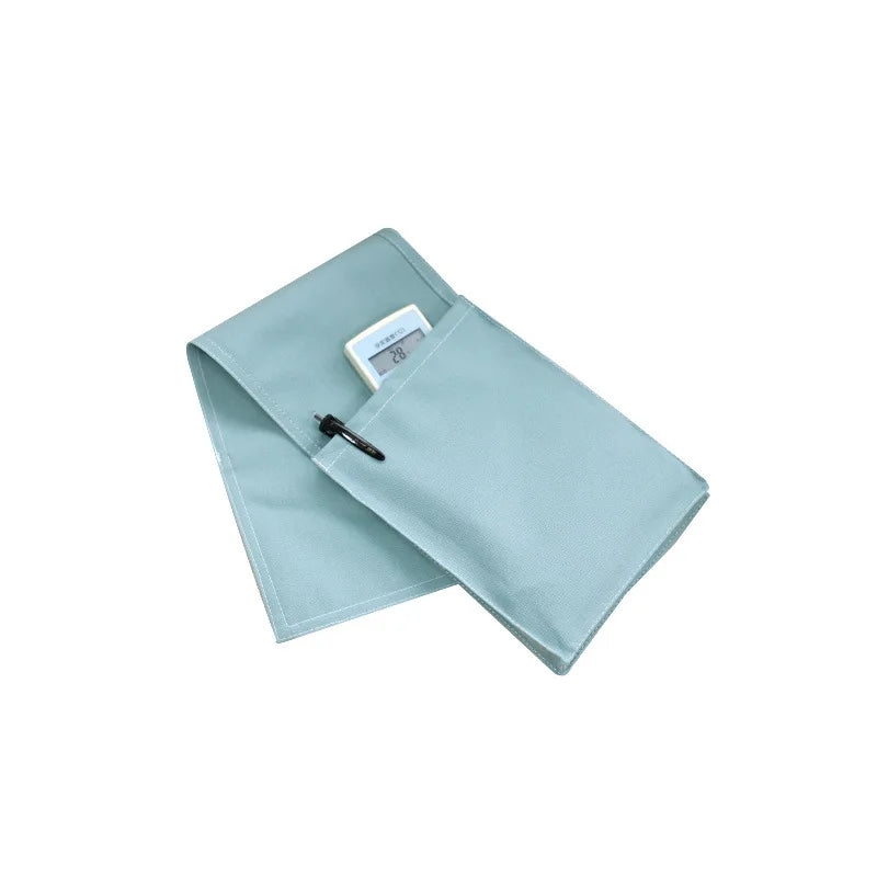 Bedside Organizer in Cotton-Linen with Multiple Compartments