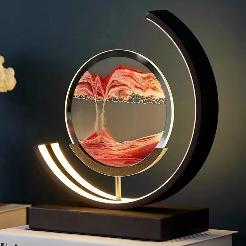 SandScape - Kinetic Sand Timer Table Lamp