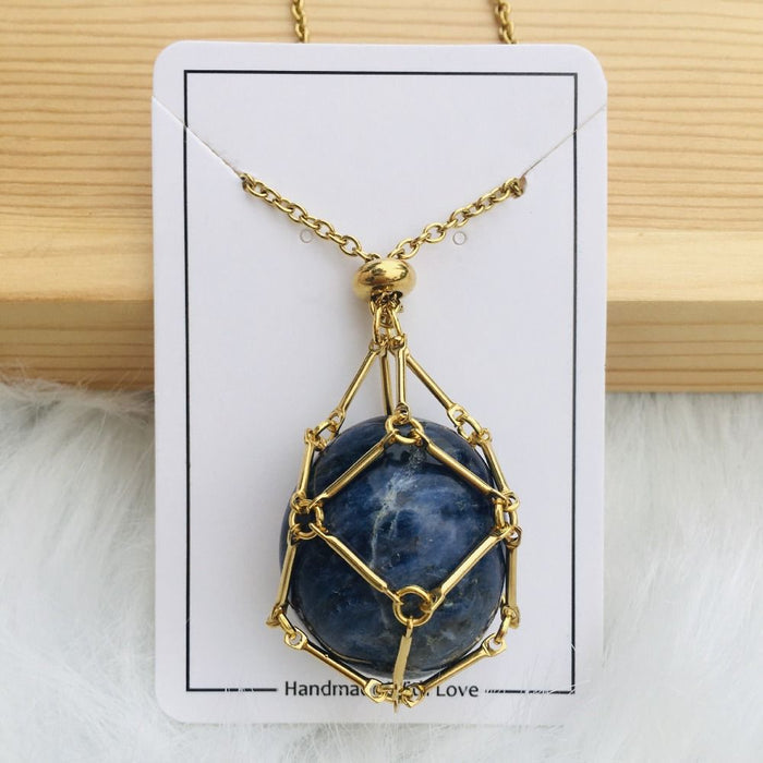 Interchangeable Crystal Stone Necklace for Styling & Inner Harmony
