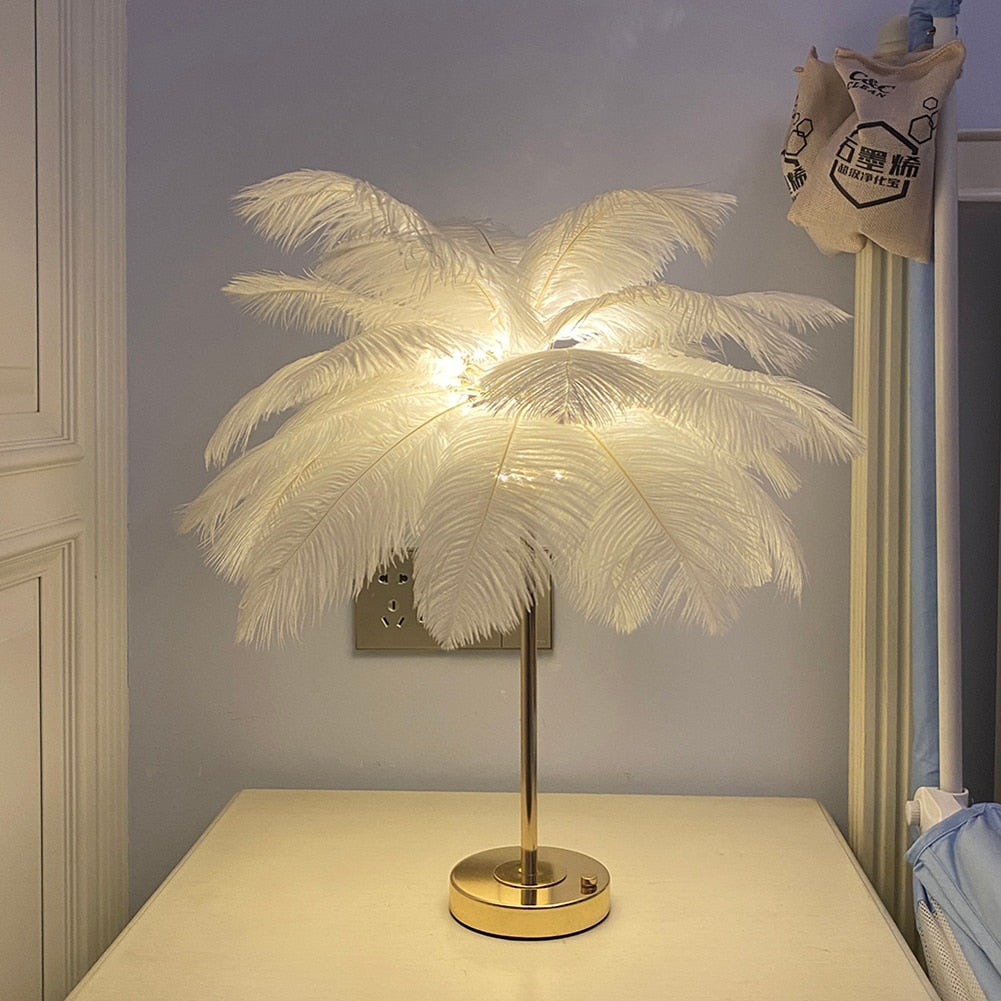 2022 Table Feather Lamp