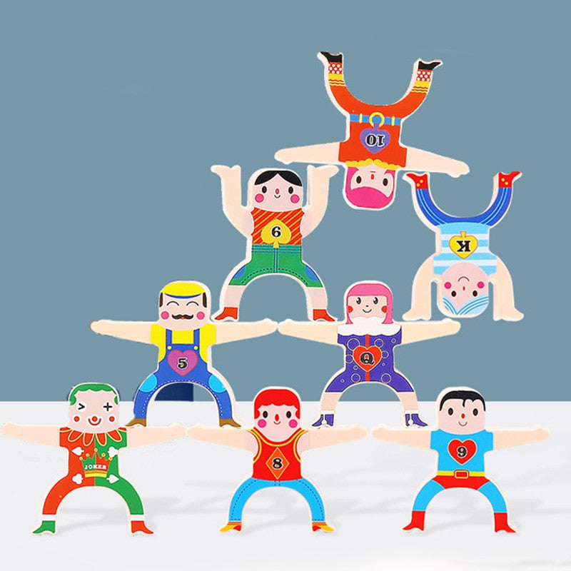 Stacrobats™ Montessori balancing acrobat kit
