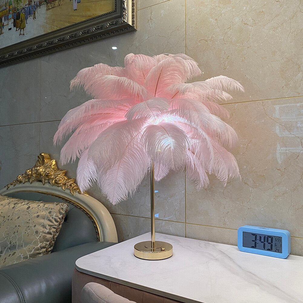 2022 Table Feather Lamp