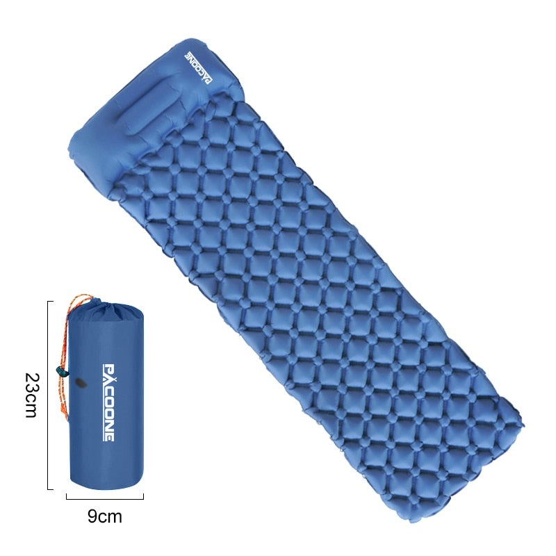 Compact Waterproof Sleeping Pad with Built-in Pump – Lightweight for Hiking and Camping