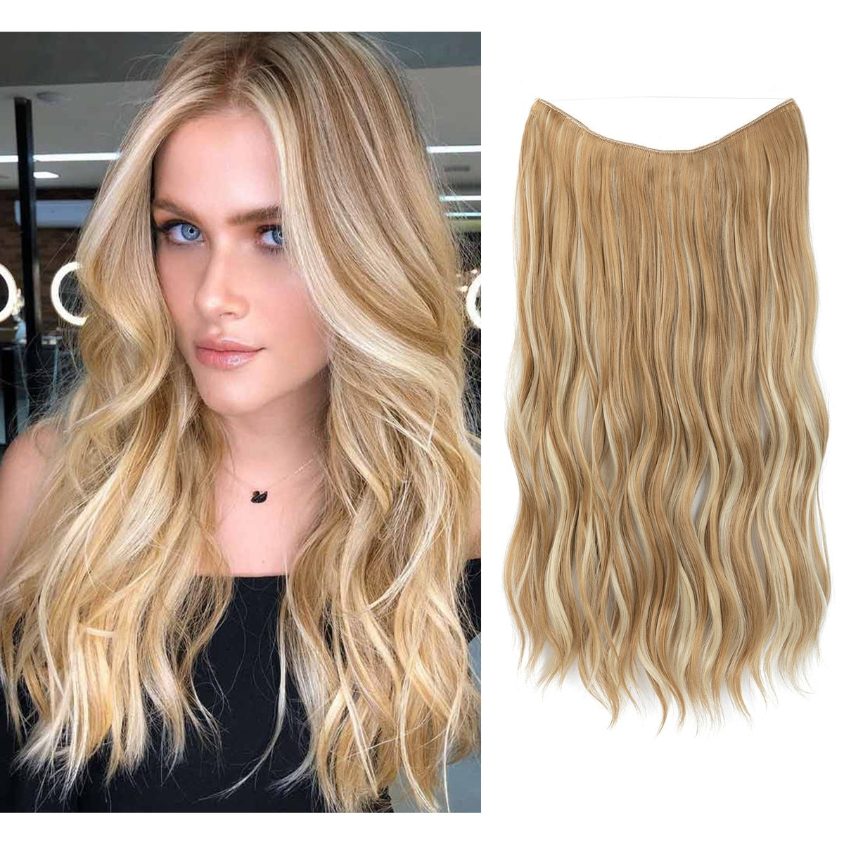 HaloGlow — Insta-Boost Your Confidence with Seamless, Head-Turning Hair
