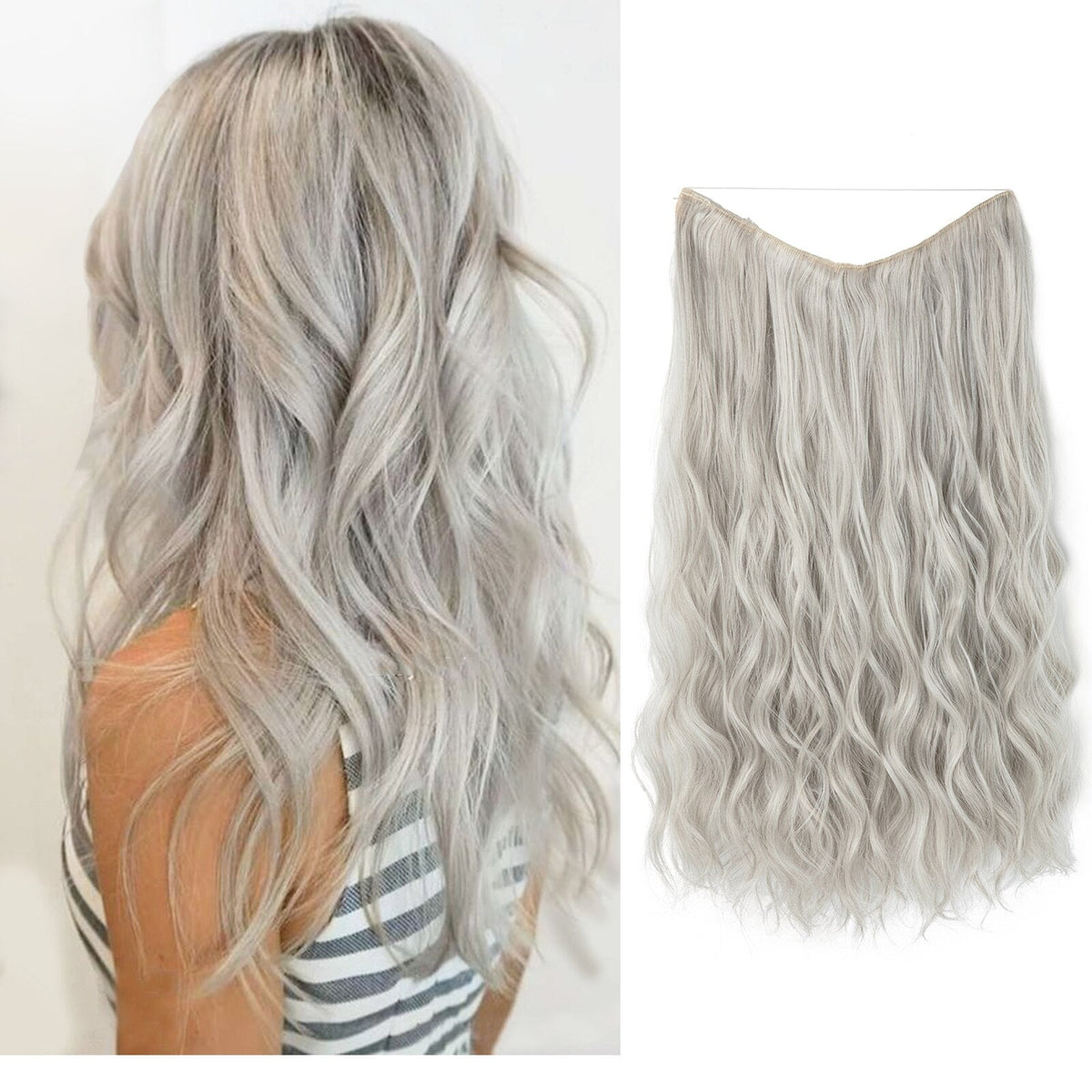HaloGlow — Insta-Boost Your Confidence with Seamless, Head-Turning Hair