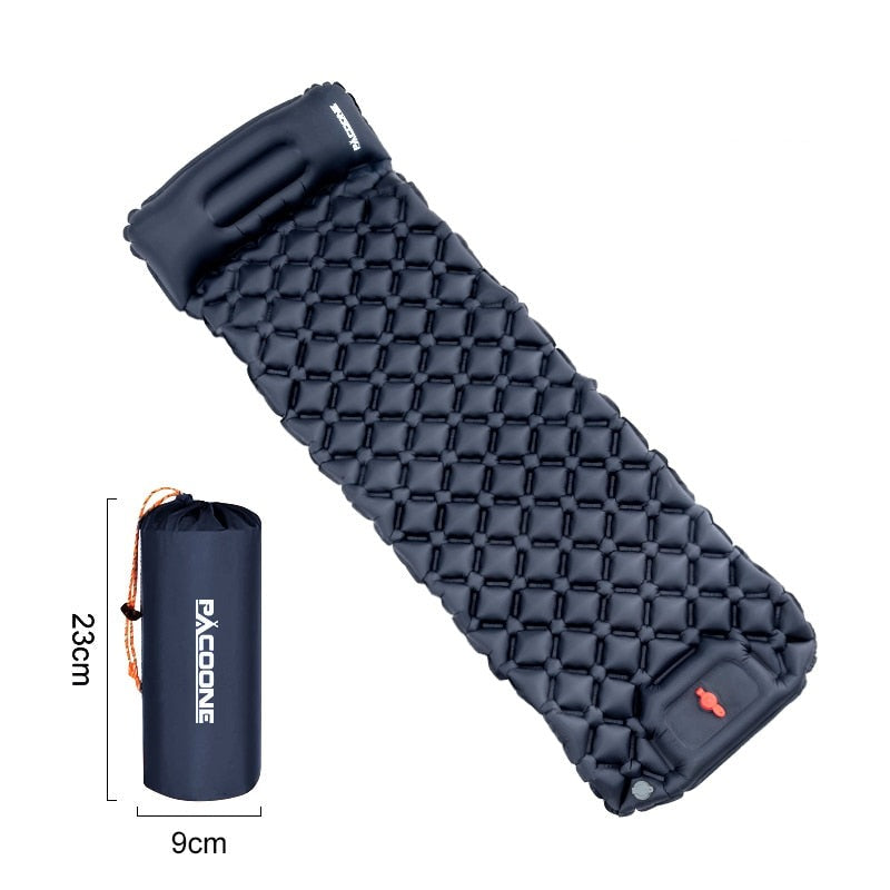 Compact Waterproof Sleeping Pad with Built-in Pump – Lightweight for Hiking and Camping