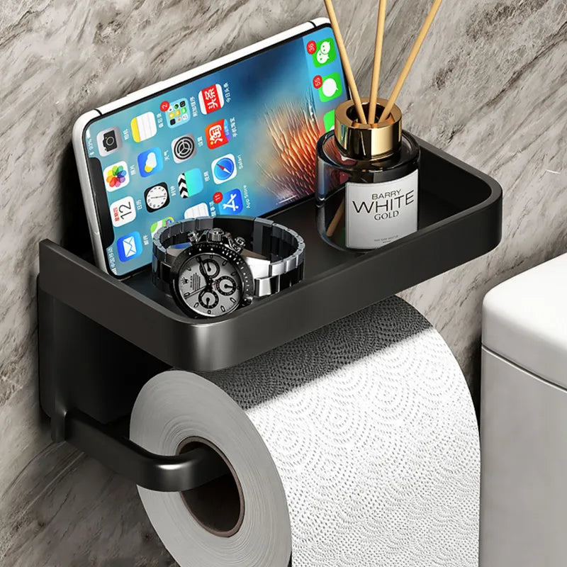 AeroShelf - Toilet Paper Holder with Storage Shelf