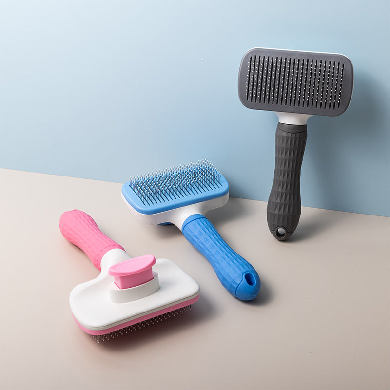 Grooming Brush for Cats and Dogs - Hair Removal and Massage Tool