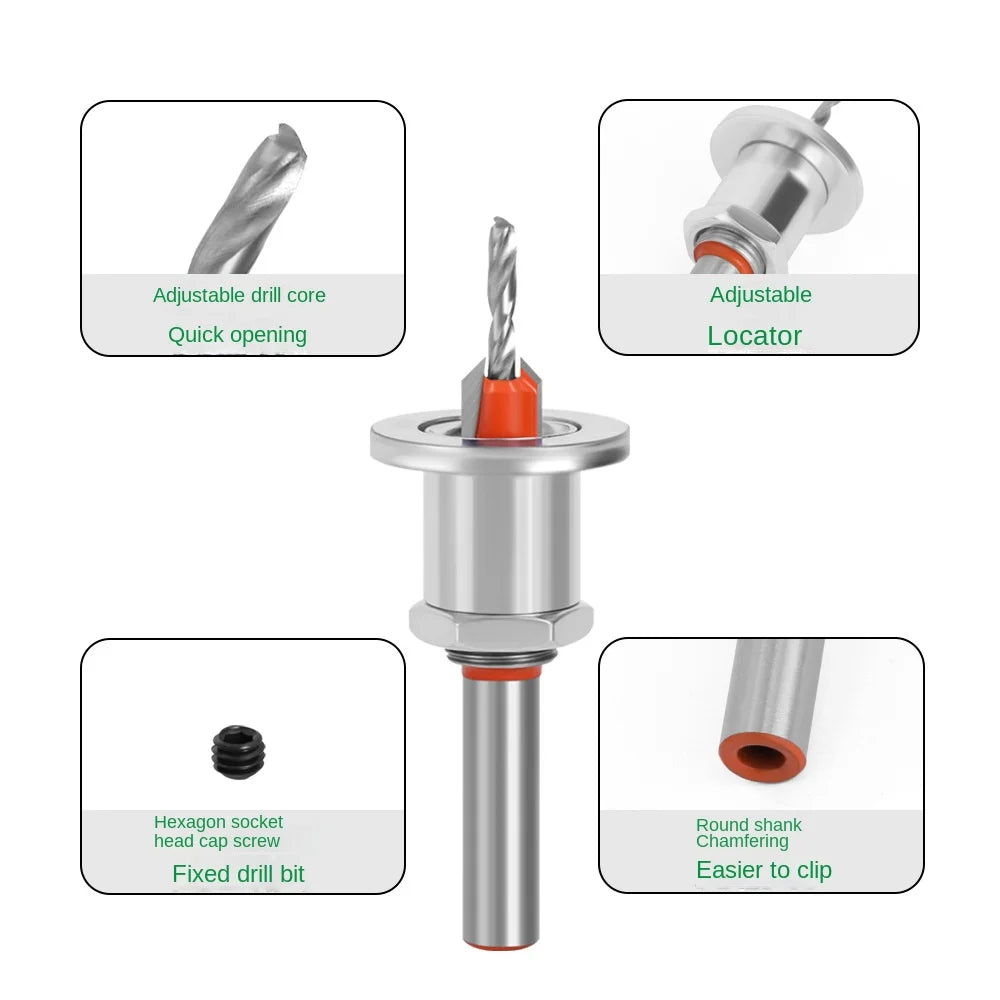 5X Drill Bit – Clean Holes without Splinters and Scratches