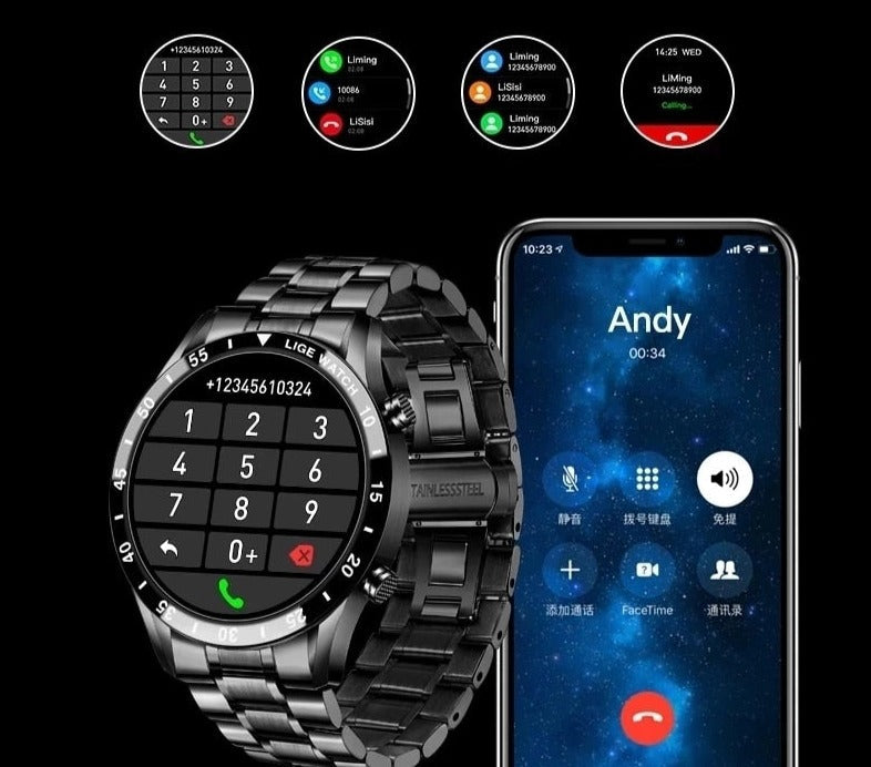 4G Smartwatch with Health Monitoring, GPS, and Call Functionality