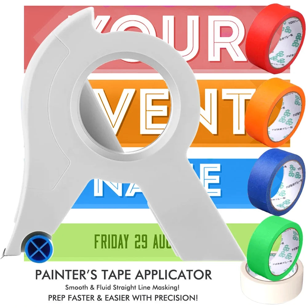 EasyTape - Painter’s Tape Applicator for Flawless Edges in Seconds