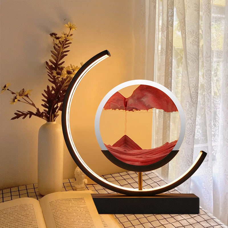 SandScape - Kinetic Sand Timer Table Lamp