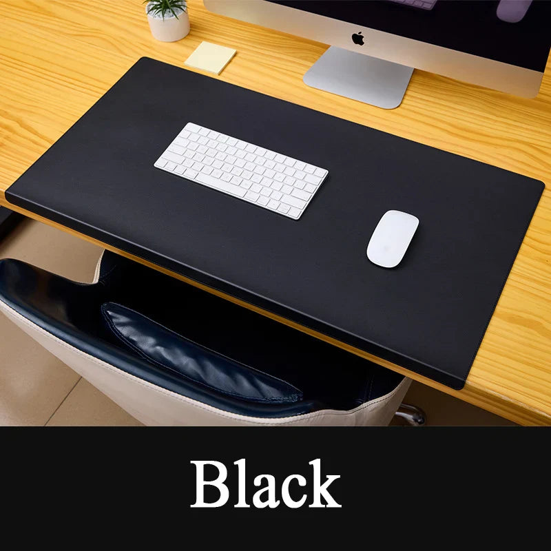 PU-Leather Desk Mat with Non-Slip Surface, Wrist and Elbow Support – Ergonomic Desk Pad for Office and Gaming